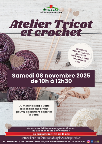 Atelier Tricot et crochet